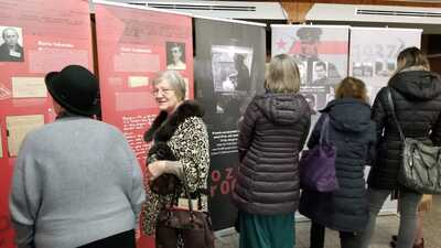 Wystawa „Rozkaz nr 00485. Antypolska operacja NKWD na sowieckiej Ukrainie 1937–1938” w Nowym Jorku – 17 listopada 2019. Fot. Grzegorz Tymiński