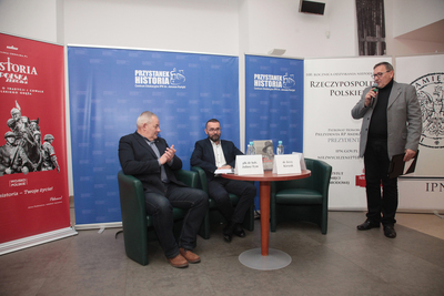 Prezentacja książki Jerzego Kirszaka „Generał Roman Szymański. Żołnierz Pierwszej Kompanii Kadrowej, zdobywca Monte Cassino” – Warszawa, 19 listopada 2019. Fot. Piotr Życieński (IPN)