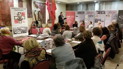 Warsztaty dla nauczycieli w szkole Polskiej Fundacji Kulturalnej w Clark – 19 listopada 2019. Fot. Grzegorz Tymiński