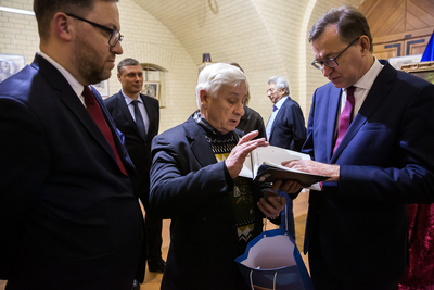 Otwarcie wystawy „Rozkaz nr 00485. Antypolska operacja NKWD na sowieckiej Ukrainie 1937–1938” – Kijów, 20 listopada 2019. Fot. Sławek Kasper (IPN)