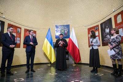 Otwarcie wystawy „Rozkaz nr 00485. Antypolska operacja NKWD na sowieckiej Ukrainie 1937–1938” – Kijów, 20 listopada 2019. Fot. Sławek Kasper (IPN)