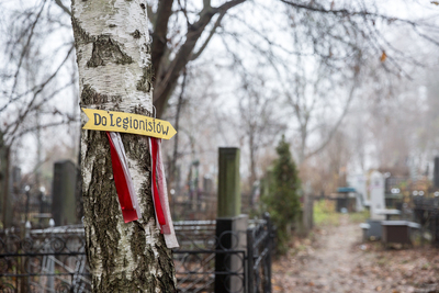 Cmentarz Bajkowa w Kijowie. Fot. Sławek Kasper (IPN)