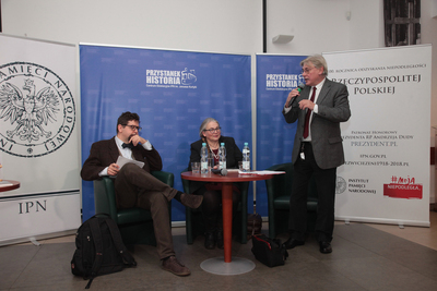 Prezentacja książki Maryli Ścibor-Marchockiej „Sprawiedliwi” – Warszawa, 22 listopada 2019. Fot. Piotr Życieński (IPN)