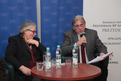 Prezentacja książki Maryli Ścibor-Marchockiej „Sprawiedliwi” – Warszawa, 22 listopada 2019. Fot. Piotr Życieński (IPN)