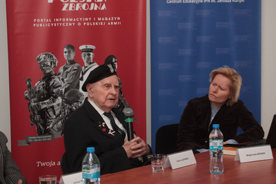 Prezentacja książki „Jedno z moich imion brzmi życie – rozmowy z tymi, którzy przetrwali piekło wojny” – Warszawa, 25 listopada 2019. Fot. Piotr Życieński (IPN)