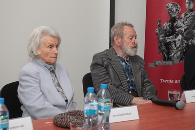 Prezentacja książki „Jedno z moich imion brzmi życie – rozmowy z tymi, którzy przetrwali piekło wojny” – Warszawa, 25 listopada 2019. Fot. Piotr Życieński (IPN)