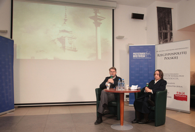 Spotkanie z cyklu „Polskie miasta wobec totalitaryzmów” – Warszawa, 28 listopada 2019. Fot. Piotr Życieński (IPN)