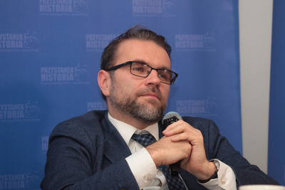 Wykład dr. Jacka Bartosiaka „Wykuwanie niepodległości 1914–1921” – Warszawa, 29 listopada 2019. Fot. Piotr Życieński (IPN)