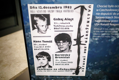 Otwarcie wystawy „Bracia w wierze. Współpraca katolików polskich i słowackich w okresie komunizmu” – Warszawa, 3 grudnia 2019. Fot. Sławek Kasper (IPN)