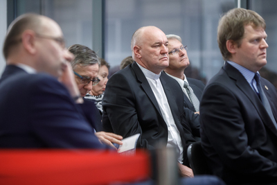 Otwarcie wystawy „Bracia w wierze. Współpraca katolików polskich i słowackich w okresie komunizmu” – Warszawa, 3 grudnia 2019. Fot. Sławek Kasper (IPN)