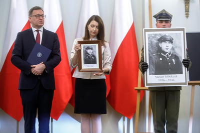 Uroczystość wręczenia not identyfikacyjnych – Warszawa, 3 grudnia 2019. Fot. Sławek Kasper (IPN)