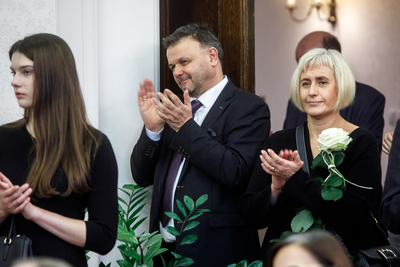 Uroczystość wręczenia odznaczeń w Ambasadzie Węgier – Warszawa, 6 grudnia 2019. Fot. Sławek Kasper (IPN)