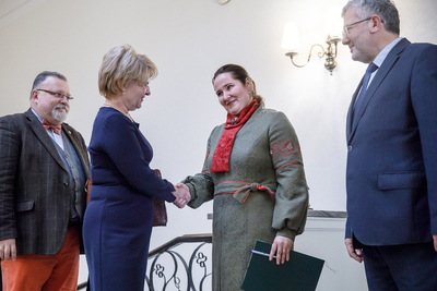 Uroczystość wręczenia odznaczeń w Ambasadzie Węgier – Warszawa, 6 grudnia 2019. Fot. Sławek Kasper (IPN)