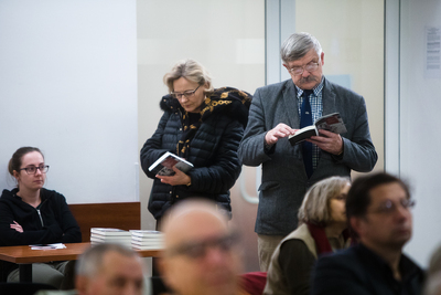 Prezentacja wspomnień Dalii Grinkevičiūtė „Litwini nad Morzem Łaptiewów” – Warszawa, 11 grudnia 2019. Fot. Sławek Kasper (IPN)