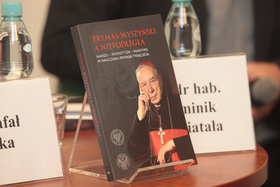 Dyskusja wokół książki „Prymas Wyszyński a Niepodległa. Naród – patriotyzm – państwo w nauczaniu Prymasa Tysiąclecia” – Warszawa, 11 grudnia 2019. Fot. Piotr Życieński (IPN)