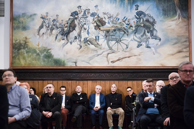 Spotkanie na Rakowieckiej w rocznicę wprowadzenia stanu wojennego – 12/13 grudnia 2019. Fot. Sławek Kasper (IPN)