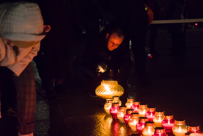 Światło Wolności na pl. Piłsudskiego w Warszawie – 13 grudnia 2019 r. Fot. Sławek Kasper (IPN)