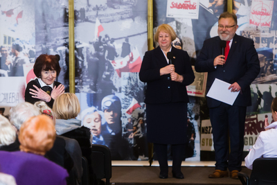 Ogólnopolskie spotkanie kobiet więźniarek politycznych 1944–1989 – Warszawa, 14 grudnia 2019. Fot. Sławek Kasper (IPN)