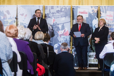 Ogólnopolskie spotkanie kobiet więźniarek politycznych 1944–1989 – Warszawa, 14 grudnia 2019. Fot. Sławek Kasper (IPN)