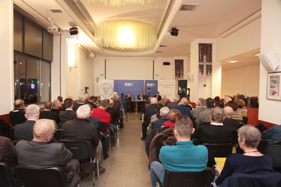 Spotkanie z cyklu „Tajemnice bezpieki” – Warszawa, 16 grudnia 2019. Fot. Piotr Życieński (IPN)