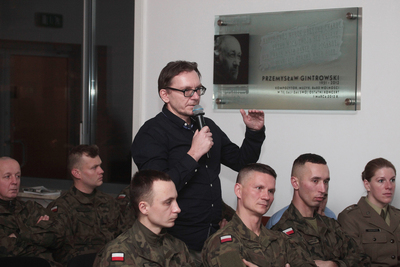 Wykład płk. Konrada Korpowskiego „II Konspiracja '53 – Przekaz '19+” – Warszawa, 17 grudnia 2019. Fot. Piotr Źycieński (IPN)