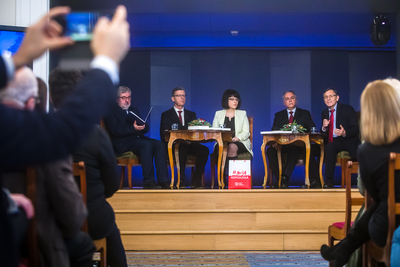 Prezentacja nowej serii wydawniczej Instytutu Pamięci Narodowej – „Literatura i Pamięć” – Warszawa, 18 grudnia 2019. Fot. Sławek Kasper (IPN)