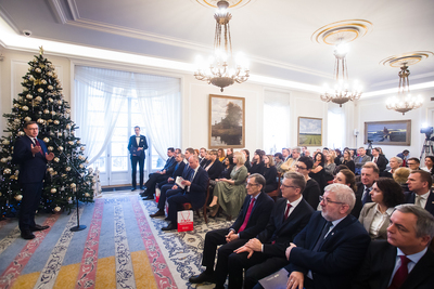 Prezentacja nowej serii wydawniczej Instytutu Pamięci Narodowej – „Literatura i Pamięć” – Warszawa, 18 grudnia 2019. Fot. Sławek Kasper (IPN)