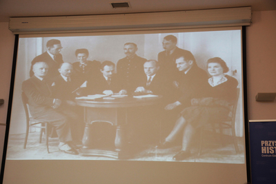 Wykład Piotra Majewskiego o Polskim Państwie Podziemnym – Warszawa, 18 grudnia 2019. Fot. Piotr Życieński (IPN)