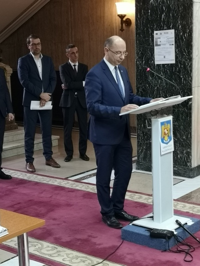 Dr Mateusz Szpytma, zastępca prezesa Instytutu Pamięci Narodowej – Bukareszt, 19 grudnia 2019