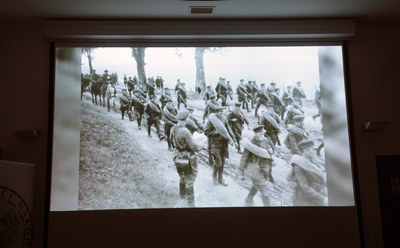 Pokaz filmu Wojciecha Królikowskiego „Tak mi kazało sumienie” i rozmowa o jego bohaterce – Teresie Brodzkiej – Warszawa, 7 stycznia 2020. Fot. Piotr Życieński (IPN)