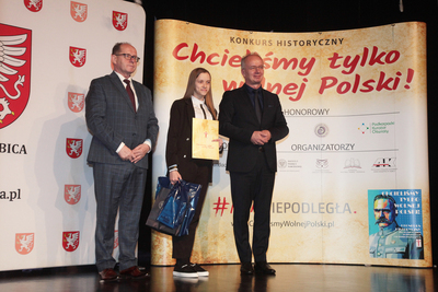 Podsumowanie międzywojewódzkiego konkursu „Chcieliśmy tylko wolnej Polski” – Dębica, 10 stycznia 2020. Fot. Piotr Życieński (IPN)