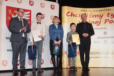 Podsumowanie międzywojewódzkiego konkursu „Chcieliśmy tylko wolnej Polski” – Dębica, 10 stycznia 2020. Fot. Piotr Życieński (IPN)