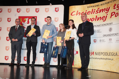 Podsumowanie międzywojewódzkiego konkursu „Chcieliśmy tylko wolnej Polski” – Dębica, 10 stycznia 2020. Fot. Piotr Życieński (IPN)