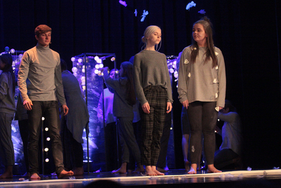 Widowisko patriotyczno-kolędnicze „Wigilia w okopach. Od Solidarności do współczesności” w wykonaniu Grupy Artystycznej SAFO – Dębica, 10 stycznia 2020. Fot. Piotr Życieński (IPN)