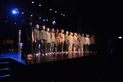 Widowisko patriotyczno-kolędnicze „Wigilia w okopach. Od Solidarności do współczesności” w wykonaniu Grupy Artystycznej SAFO – Dębica, 10 stycznia 2020. Fot. Piotr Życieński (IPN)