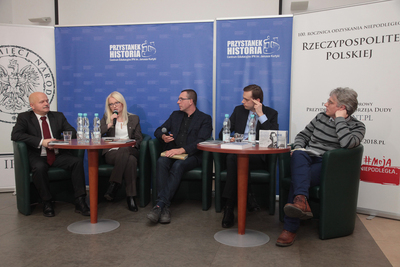 „Tajemnice śmierci Wacława Lipińskiego” – spotkanie z cyklu „Historia zza kulis” – Warszawa, 14 stycznia 2020. Fot. Piotr Życieński (IPN)