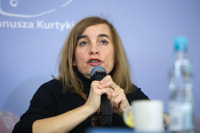 Dr Aleksandra Namysło, redaktor książki „Represje za pomoc Żydom na okupowanych ziemiach polskich w czasie II wojny światowej” – Warszawa, 16 stycznia 2020. Fot. Sławek Kasper (IPN)