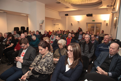 Z cyklu „Tajemnice bezpieki” dyskusja „Czy polskiej bankowości potrzebna jest lustracja?” – Warszawa, 20 stycznia 2020. Fot. Piotr Życieński (IPN)