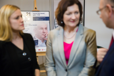 Spotkanie „W służbie dla prawdy. Wspomnienie o Zbigniewie Nawrockim (1959–2017)” – Warszawa, 21 stycznia 2020. Fot. Sławek Kasper (IPN)