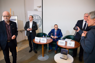 Spotkanie „W służbie dla prawdy. Wspomnienie o Zbigniewie Nawrockim (1959–2017)” – Warszawa, 21 stycznia 2020. Fot. Sławek Kasper (IPN)