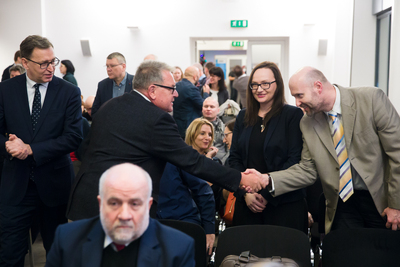 Spotkanie „W służbie dla prawdy. Wspomnienie o Zbigniewie Nawrockim (1959–2017)” – Warszawa, 21 stycznia 2020. Fot. Sławek Kasper (IPN)