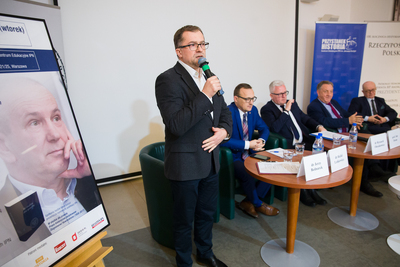 Spotkanie „W służbie dla prawdy. Wspomnienie o Zbigniewie Nawrockim (1959–2017)” – Warszawa, 21 stycznia 2020. Fot. Sławek Kasper (IPN)