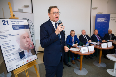 Spotkanie „W służbie dla prawdy. Wspomnienie o Zbigniewie Nawrockim (1959–2017)” – Warszawa, 21 stycznia 2020. Fot. Sławek Kasper (IPN)