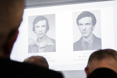 Spotkanie „W służbie dla prawdy. Wspomnienie o Zbigniewie Nawrockim (1959–2017)” – Warszawa, 21 stycznia 2020. Fot. Sławek Kasper (IPN)