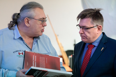 Dyskusja wokół publikacji Wojciecha Muszyńskiego „Białe Legiony przeciwko bolszewikom. Polskie formacje w Rosji 1918–1920” – Warszawa, 22 stycznia 2020. Fot. Sławek Kasper (IPN)