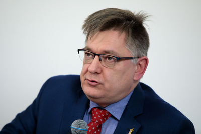 Wojciech Muszyński, autor publikacji  „Białe Legiony przeciwko bolszewikom. Polskie formacje w Rosji 1918–1920” – Warszawa, 22 stycznia 2020. Fot. Sławek Kasper (IPN)