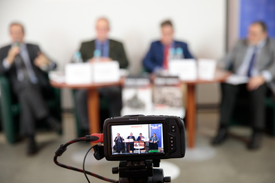 Dyskusja wokół publikacji Wojciecha Muszyńskiego „Białe Legiony przeciwko bolszewikom. Polskie formacje w Rosji 1918–1920” – Warszawa, 22 stycznia 2020. Fot. Sławek Kasper (IPN)