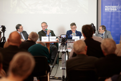 Dyskusja wokół publikacji Wojciecha Muszyńskiego „Białe Legiony przeciwko bolszewikom. Polskie formacje w Rosji 1918–1920” – Warszawa, 22 stycznia 2020. Fot. Sławek Kasper (IPN)