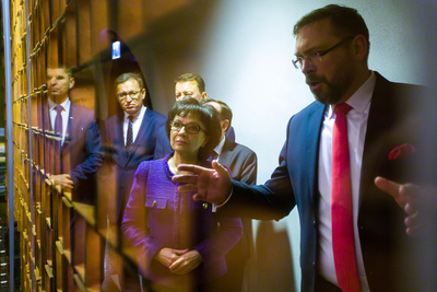 W Muzeum Katyńskim zainaugurowano ogólnopolski konkurs plastyczno-literacki „Polskie serce pękło. Katyń 1940” – Warszawa, 28 stycznia 2020. Fot. Sławek Kasper (IPN)