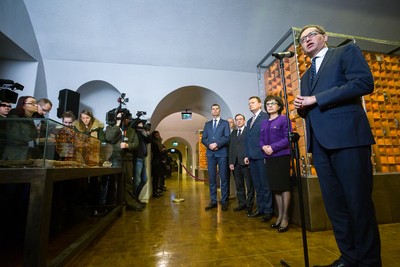W Muzeum Katyńskim zainaugurowano ogólnopolski konkurs plastyczno-literacki „Polskie serce pękło. Katyń 1940” – Warszawa, 28 stycznia 2020. Fot. Sławek Kasper (IPN)
